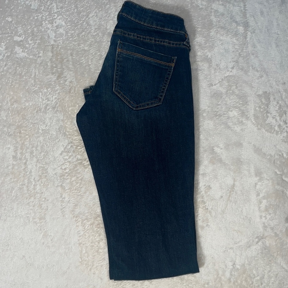 Old Navy The Rock Star Campfire Dark Wash Bootcut Jeans Size 2 EUC - Picture 8 of 11